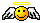 Emoticon, gifs animado, smiley de santos y ángeles